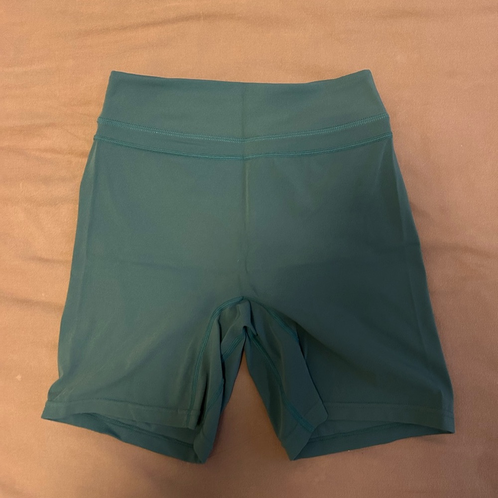 Stylish Teal Bike Shorts for Women